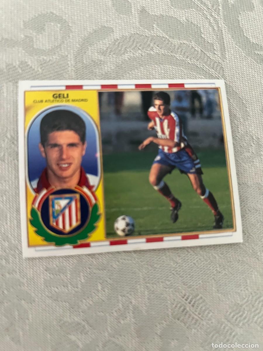 Cromos de f&uacute;tbol: GELI ATLETICO DE MADRID SIN PEGAR LIGA ESTE 1996 1997