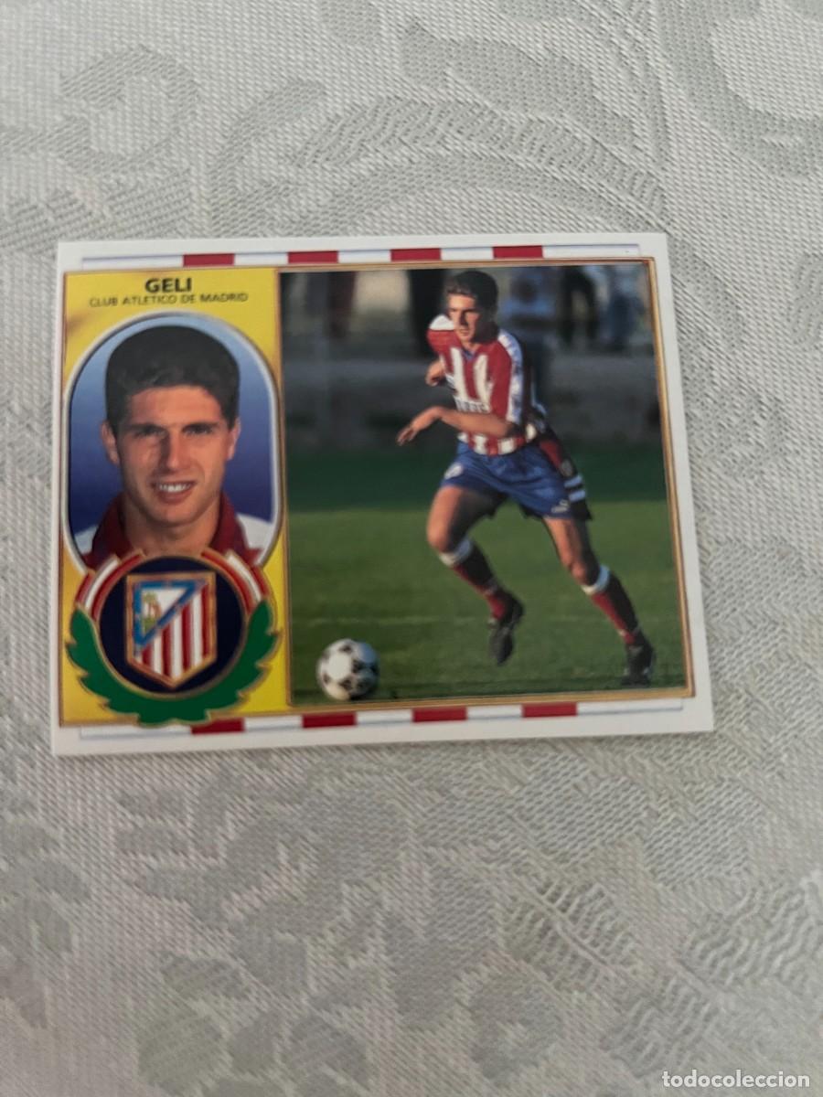 Cromos de f&uacute;tbol: GELI ATLETICO DE MADRID SIN PEGAR LIGA ESTE 1996 1997