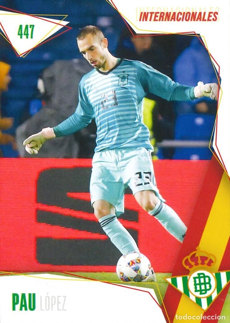 Cromos de f&uacute;tbol: FUTBOL - BETIS CARDS - 2025-2026 - 25-26 - REAL BETIS - 447 - INTERNACIONALES - PAU LOPEZ