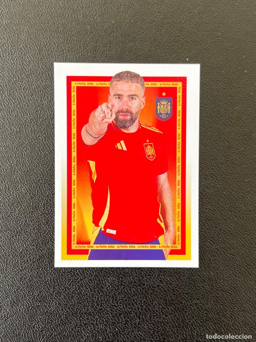 Cromos de f&uacute;tbol: 15 DANI CARVAJAL ESPA&Ntilde;A STICKER COLECCI&Oacute;N SELECCI&Oacute;N ESPA&Ntilde;OLA F&Uacute;TBOL CARREFOUR CROMO MUNDIAL 2026