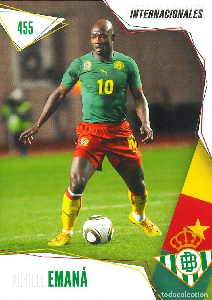 Cromos de f&uacute;tbol: FUTBOL - BETIS CARDS - 2025-2026 - 25-26 - REAL BETIS - 455 - INTERNACIONALES - ACHILLE EMANA