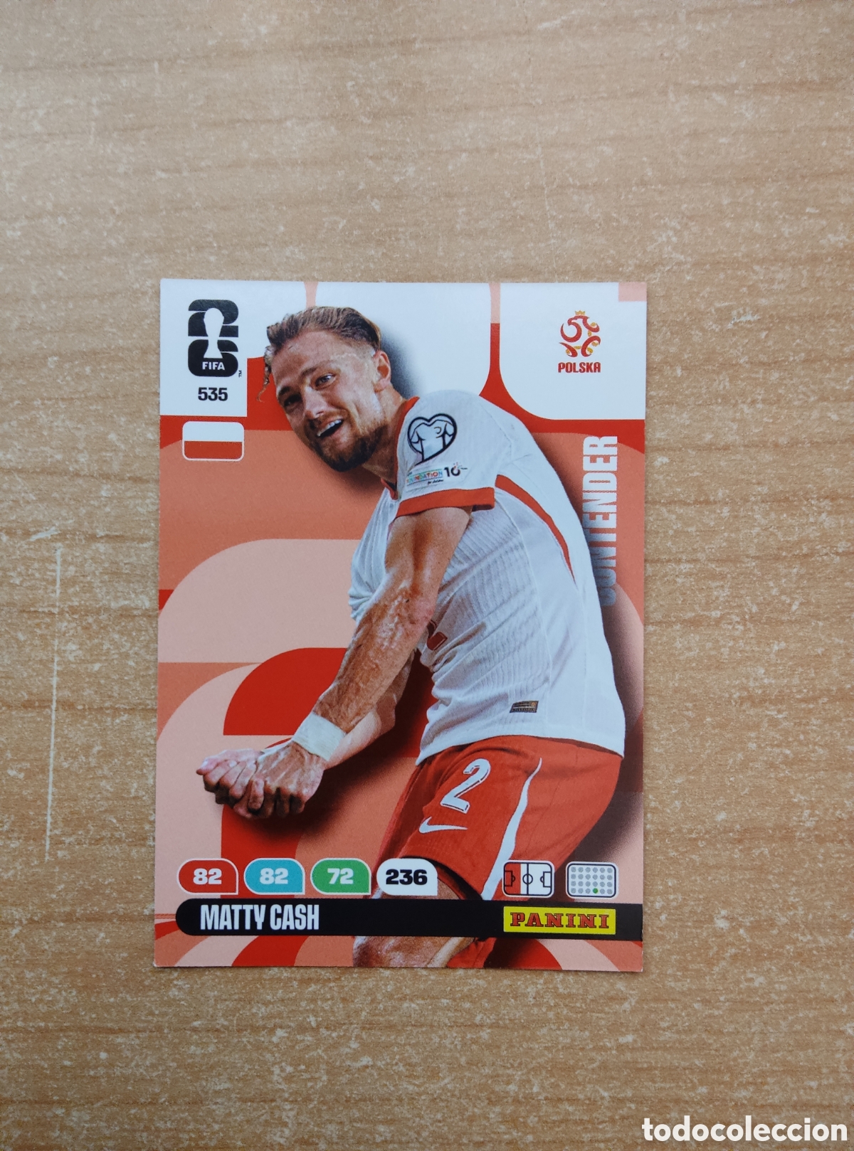 Cromos de f&uacute;tbol: 535 MATTY CASH POLONIA ADRENALYN XL MUNDIAL 2026