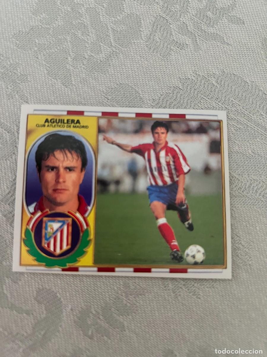 Cromos de f&uacute;tbol: AGUILERA ATLETICO DE MADRID SIN PEGAR LIGA ESTE 1996 1997