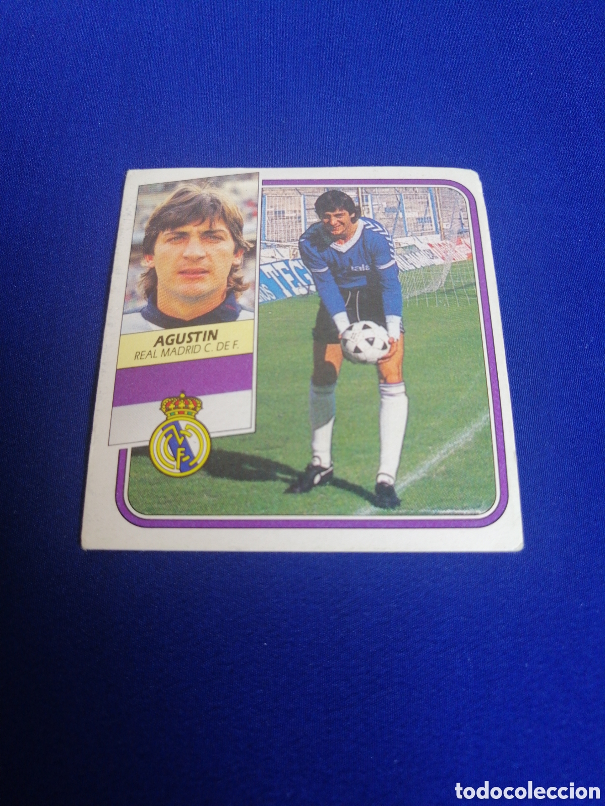 Cromos de f&uacute;tbol: LIGA 89-90 - REAL MADRID CLUB DE F&Uacute;TBOL - AGUST&Iacute;N