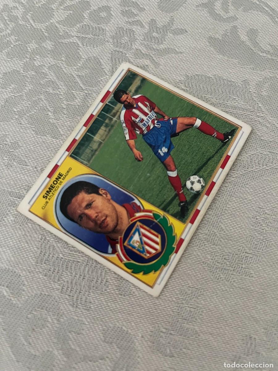 Cromos de f&uacute;tbol: SIMEONE ATLETICO DE MADRID SIN PEGAR LIGA ESTE 1996 1997