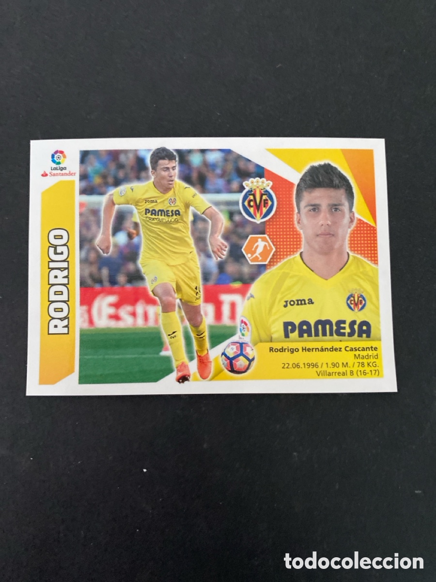 Cromos de f&uacute;tbol: Cromo liga 17/18 Villarreal CF N* 10 A