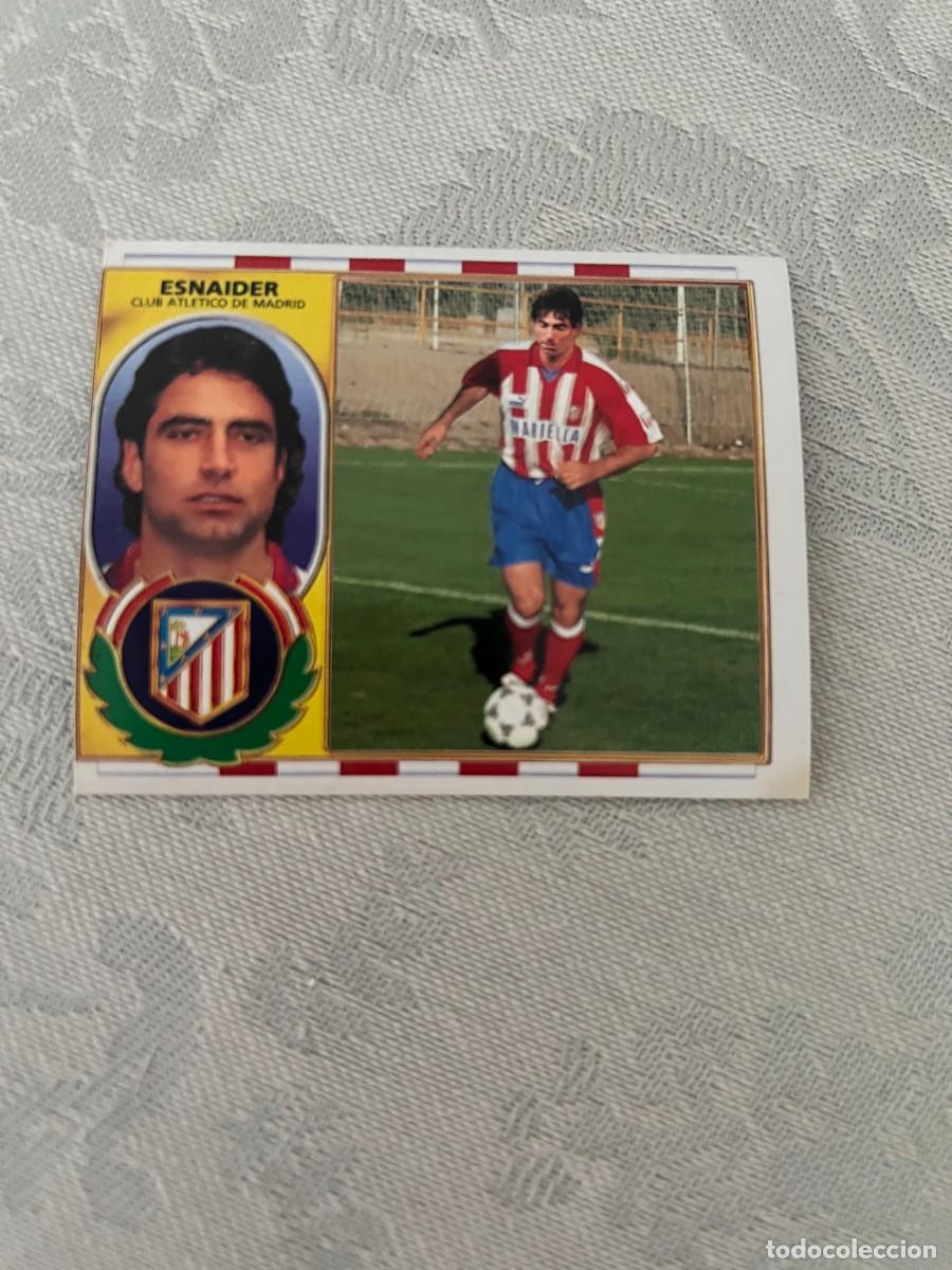 Cromos de f&uacute;tbol: ESNAIDER ATLETICO DE MADRID SIN PEGAR LIGA ESTE 1996 1997