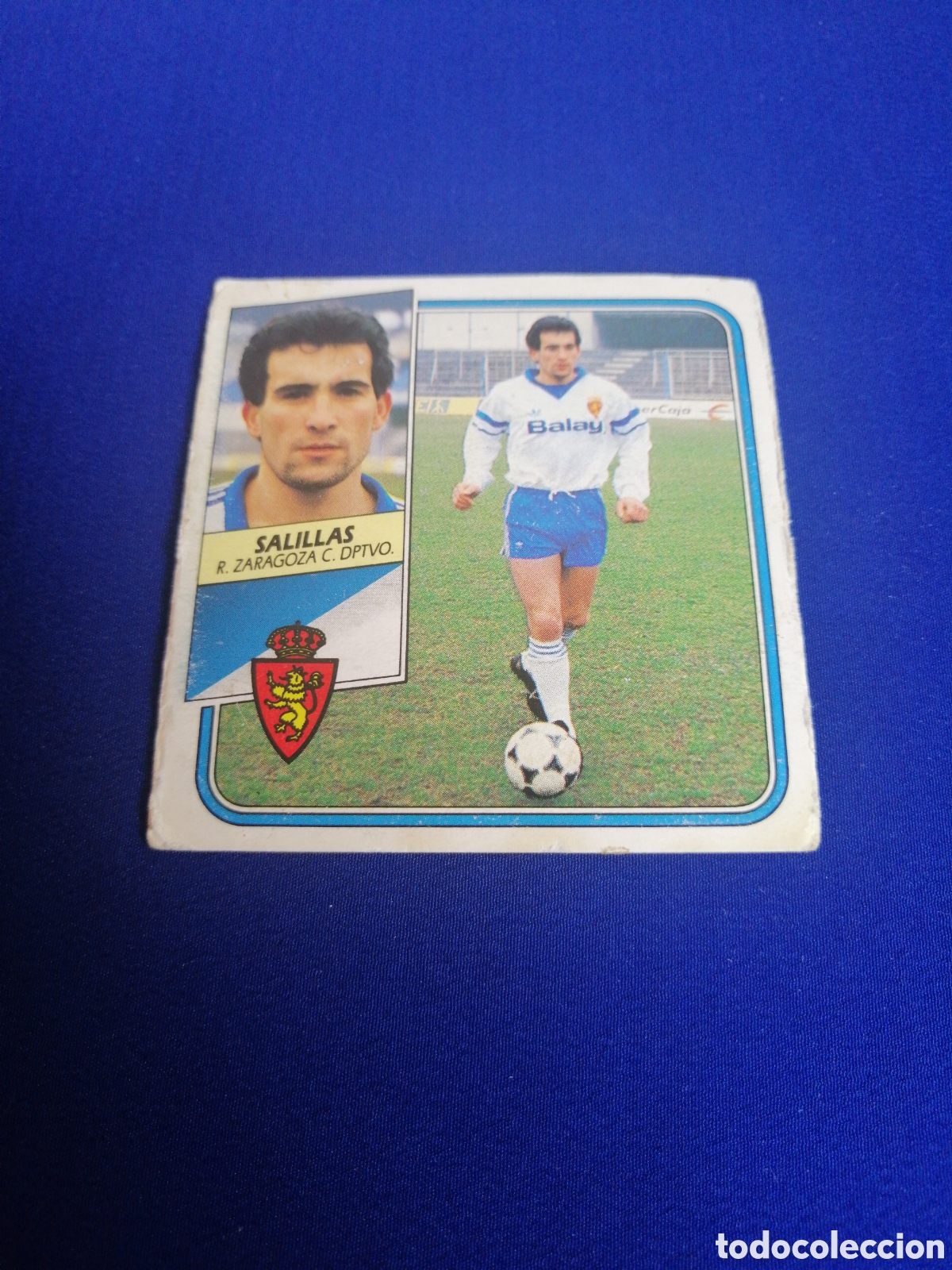 Cromos de f&uacute;tbol: LIGA 89-90 - REAL ZARAGOZA - SALILLAS