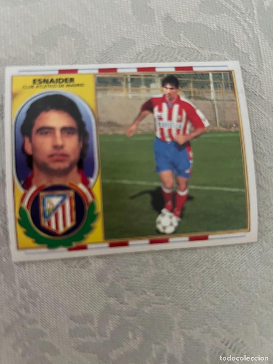 Cromos de f&uacute;tbol: ESNAIDER ATLETICO DE MADRID SIN PEGAR LIGA ESTE 1996 1997