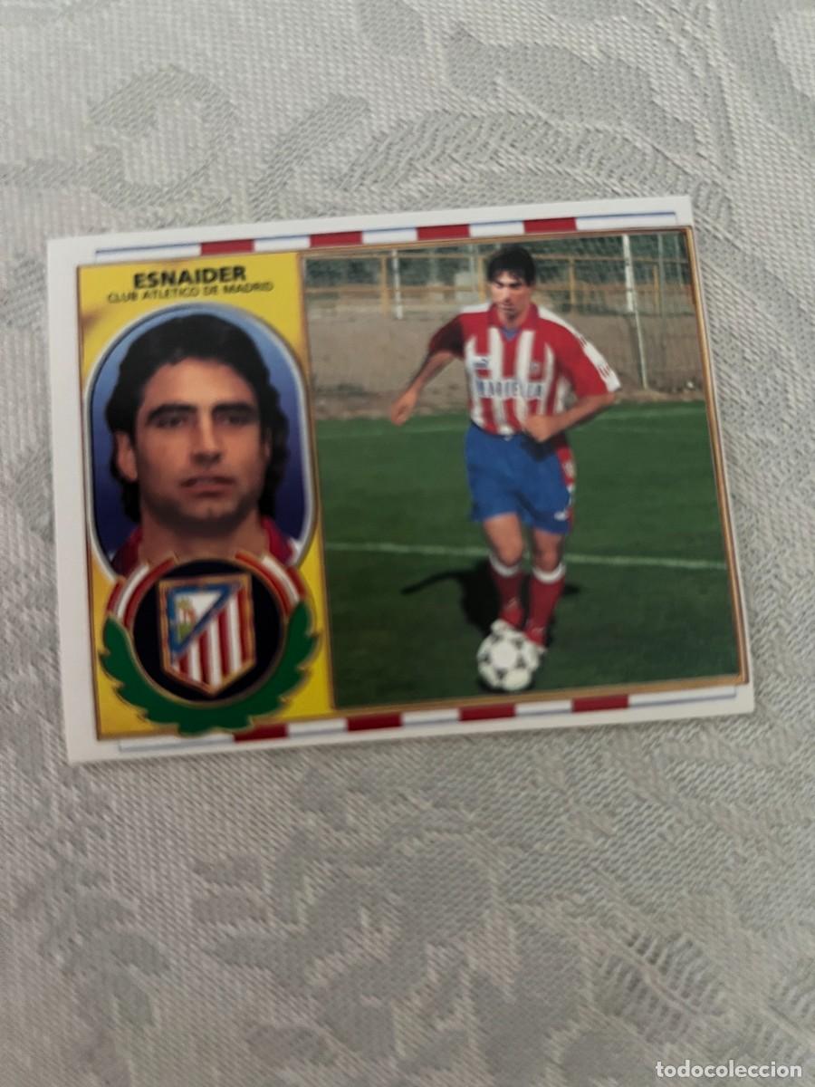 Cromos de f&uacute;tbol: ESNAIDER ATLETICO DE MADRID SIN PEGAR LIGA ESTE 1996 1997