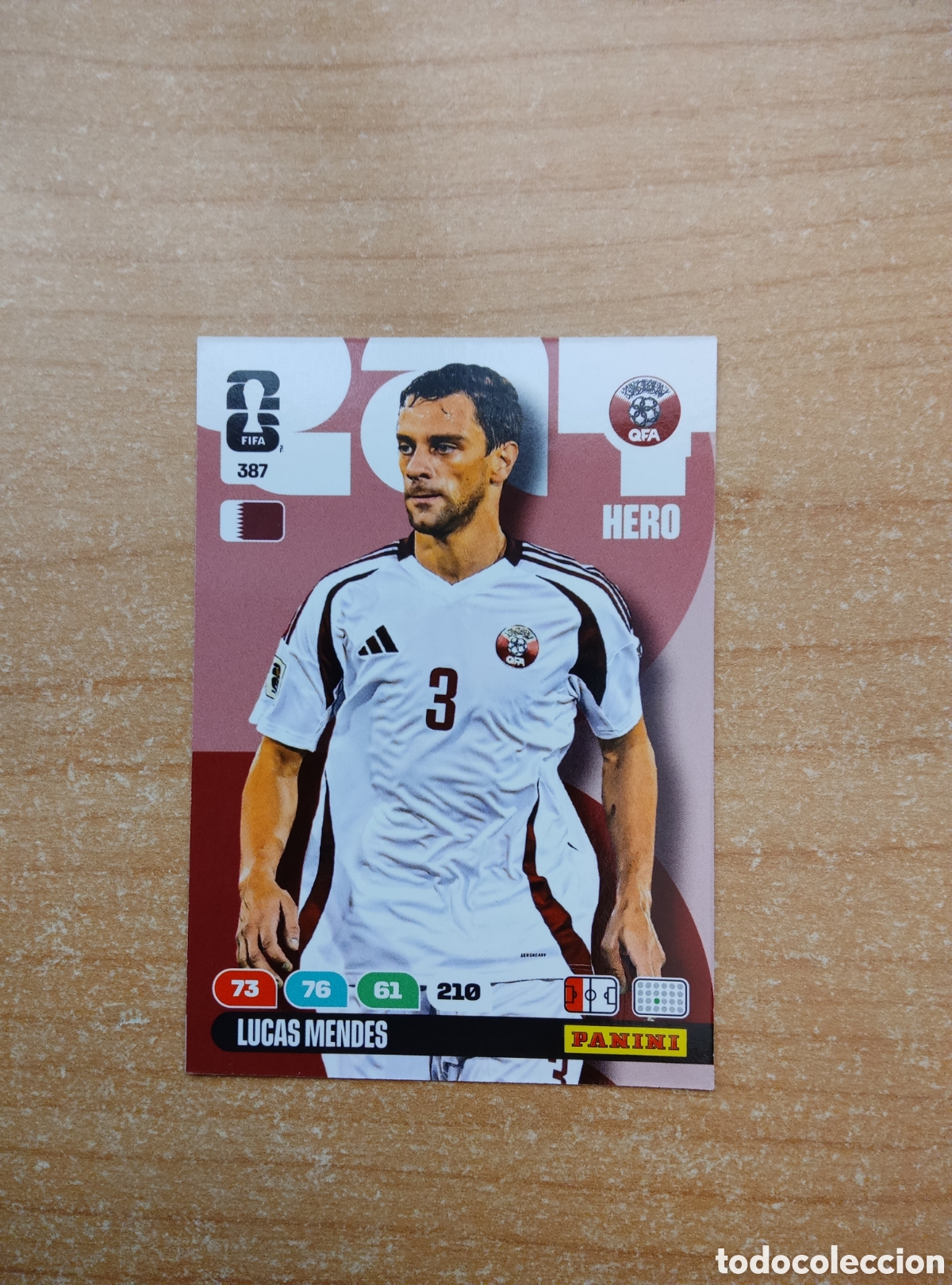 Cromos de f&uacute;tbol: 387 LUCAS MENDES QATAR ADRENALYN XL MUNDIAL 2026