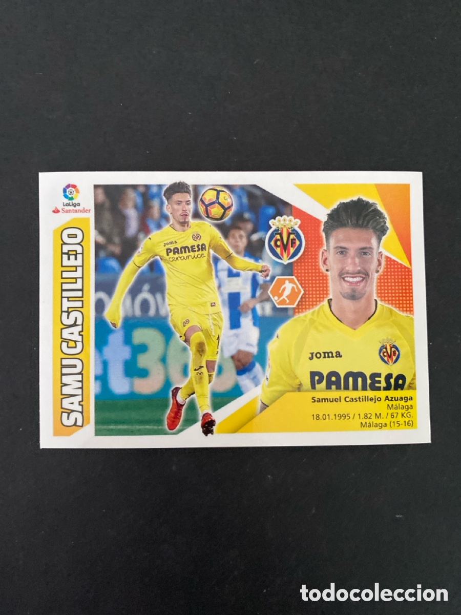 Cromos de f&uacute;tbol: Cromo liga 17/18 Villarreal CF N* 13