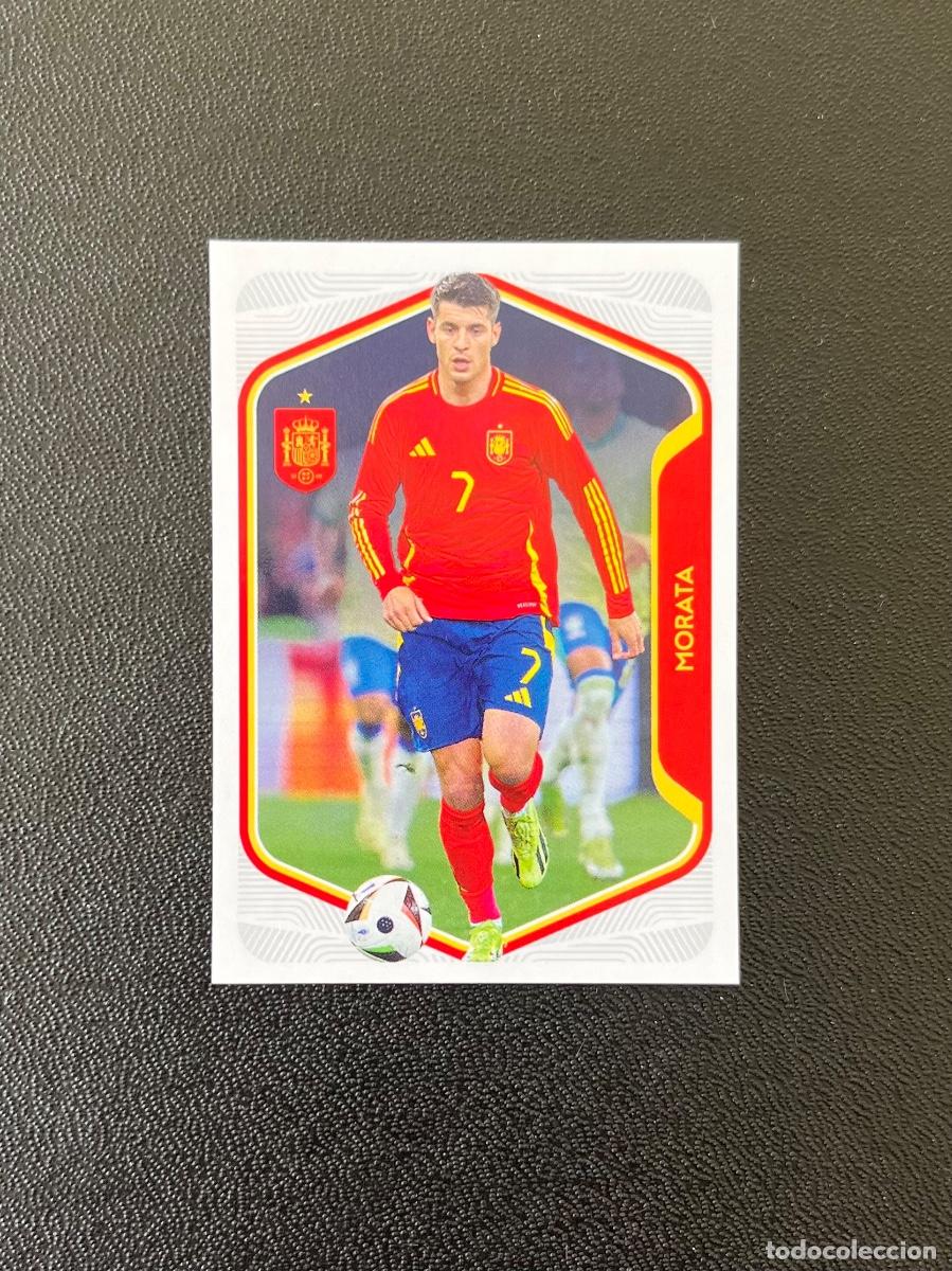 Cromos de f&uacute;tbol: 55 &Aacute;LVARO MORATA ESPA&Ntilde;A STICKER COLECCI&Oacute;N SELECCI&Oacute;N ESPA&Ntilde;OLA F&Uacute;TBOL CARREFOUR CROMO MUNDIAL 2026