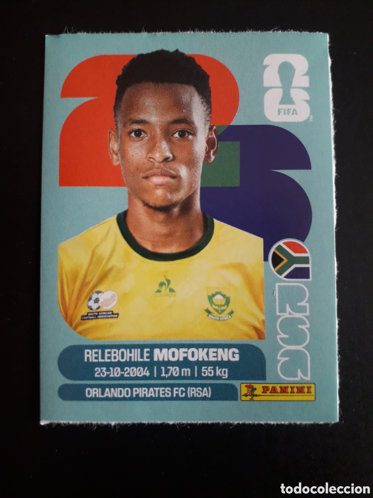 Cromos de f&uacute;tbol: MOFOKENG SUD&Aacute;FRICA UPDATE ACTUALIZACI&Oacute;N MUNDIAL F&Uacute;TBOL 2026 FIFA WORLD CUP PANINI PEDIDO M&Iacute;NIMO 3&euro;.