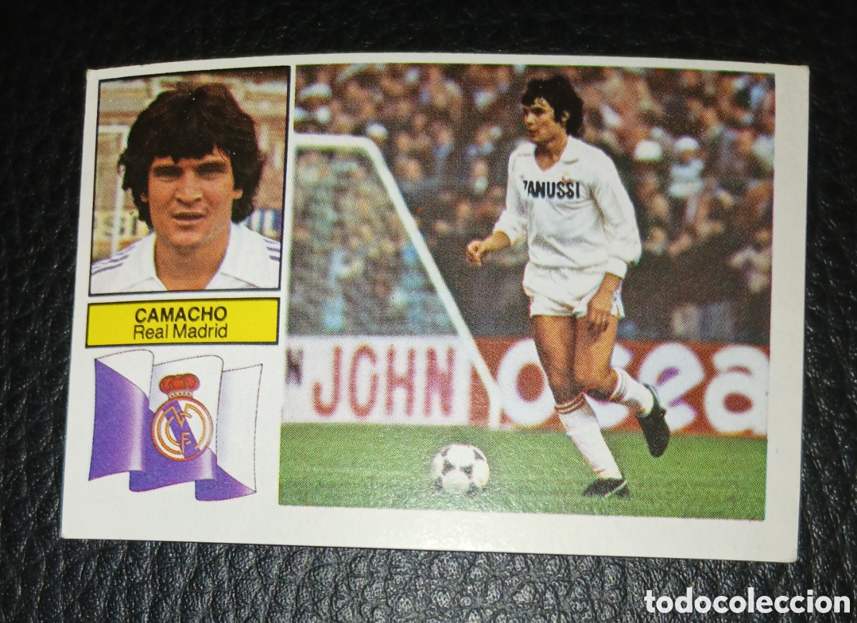Football Stickers: Cromo Camacho Real Madrid Liga 82 83 1982 1983 Ediciones Este sin pegar nunca pegado