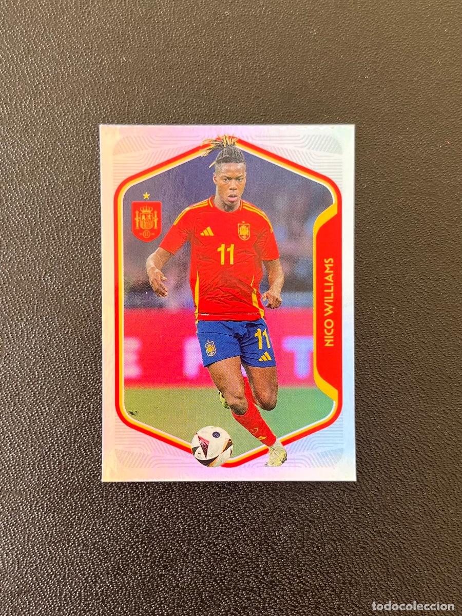 Cromos de f&uacute;tbol: 60 NICO WILLIAMS JR ESPA&Ntilde;A STICKER COLECCI&Oacute;N SELECCI&Oacute;N ESPA&Ntilde;OLA F&Uacute;TBOL CARREFOUR CROMO MUNDIAL 2026