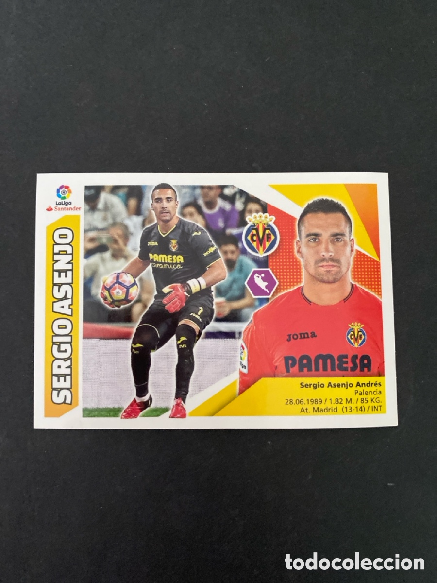 Cromos de f&uacute;tbol: Cromo liga 17/18 Villarreal CF N* 1