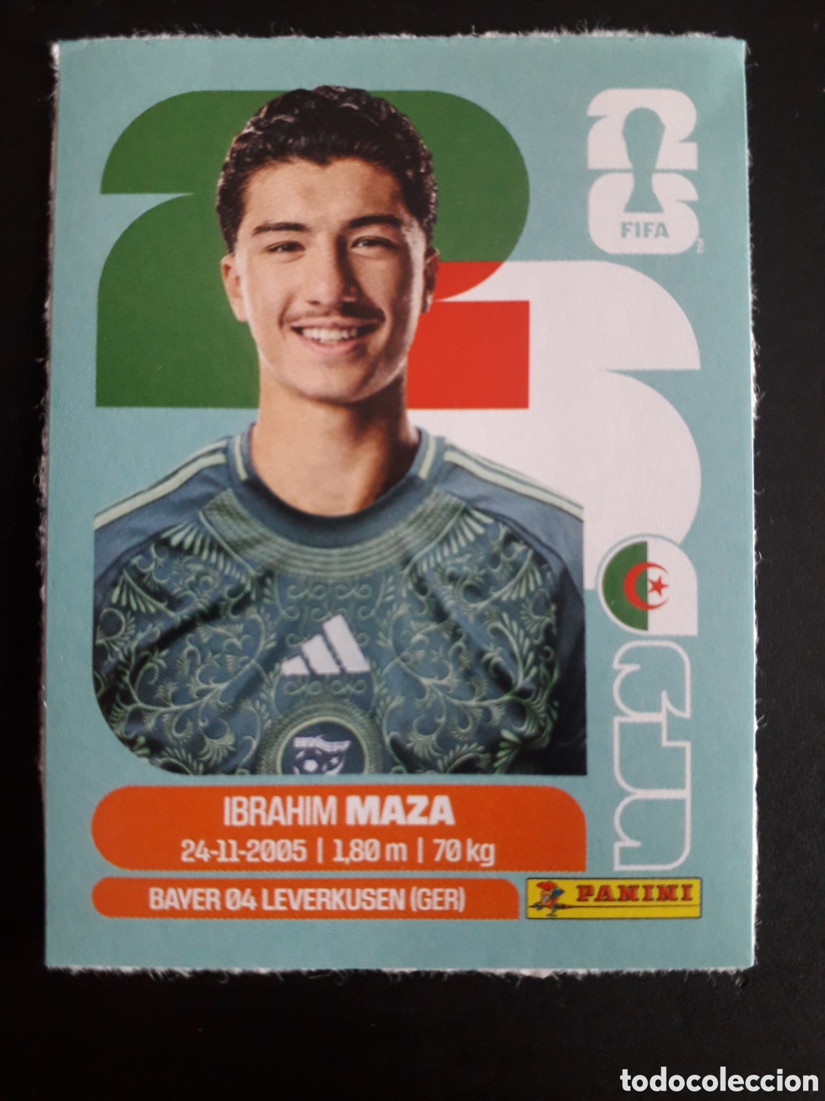 Cromos de f&uacute;tbol: MAZA ARGELIA UPDATE ACTUALIZACI&Oacute;N MUNDIAL F&Uacute;TBOL 2026 FIFA WORLD CUP PANINI PEDIDO M&Iacute;NIMO 3&euro;