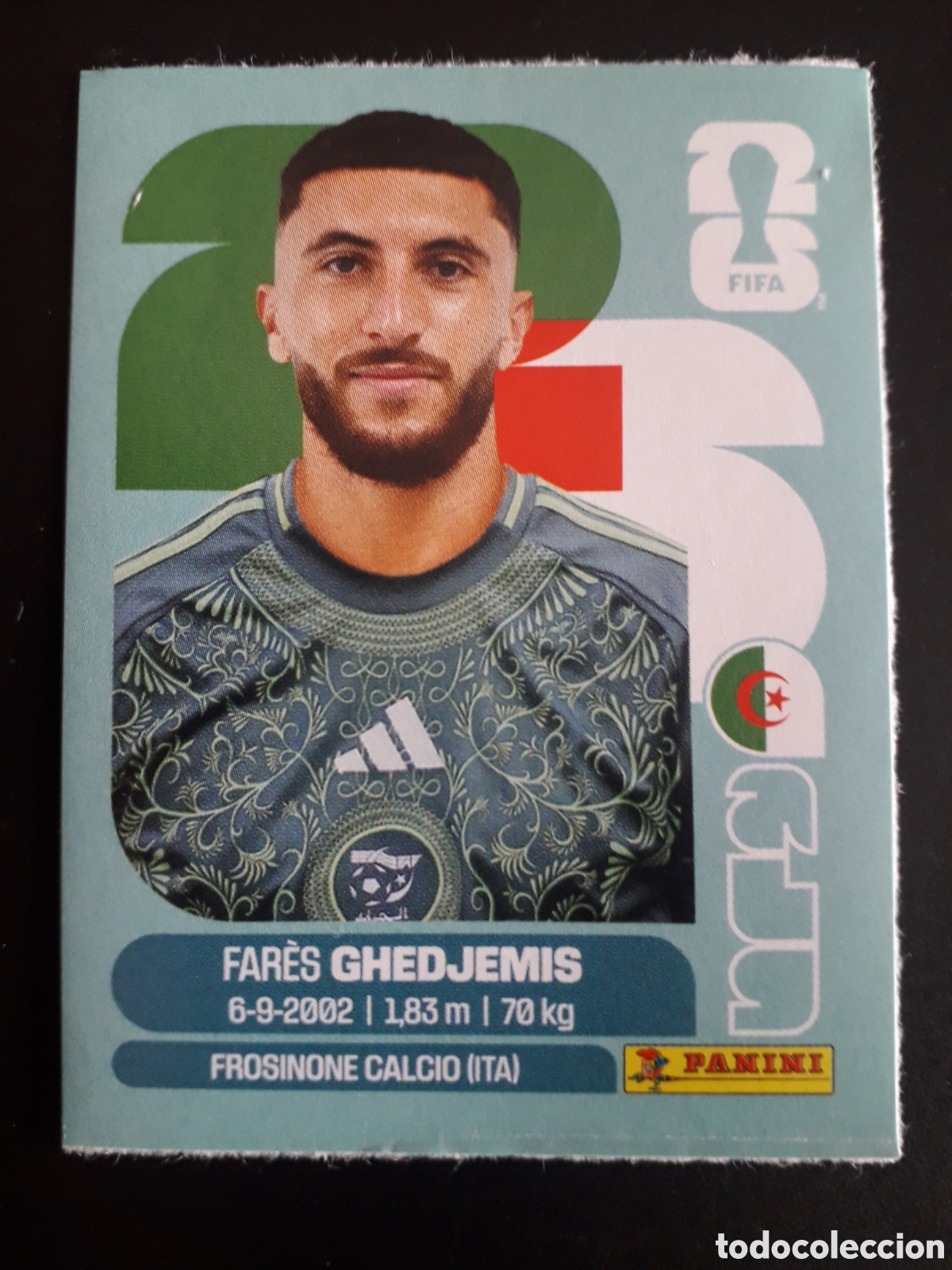 Cromos de f&uacute;tbol: GHEDJEMIS ARGELIA UPDATE ACTUALIZACI&Oacute;N MUNDIAL F&Uacute;TBOL 2026 FIFA WORLD CUP PANINI PEDIDO M&Iacute;NIMO 3&euro;