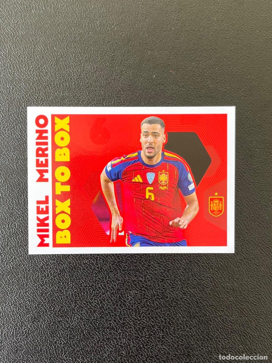 Cromos de f&uacute;tbol: 70 MERINO BOX TO BOX ESPA&Ntilde;A STICKER COLECCI&Oacute;N SELECCI&Oacute;N ESPA&Ntilde;OLA F&Uacute;TBOL CARREFOUR CROMO MUNDIAL 2026