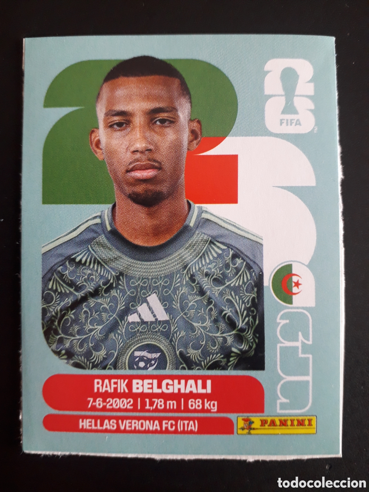 Cromos de f&uacute;tbol: BELGHALI ARGELIA UPDATE ACTUALIZACI&Oacute;N MUNDIAL F&Uacute;TBOL 2026 FIFA WORLD CUP PANINI PEDIDO M&Iacute;NIMO 3&euro;