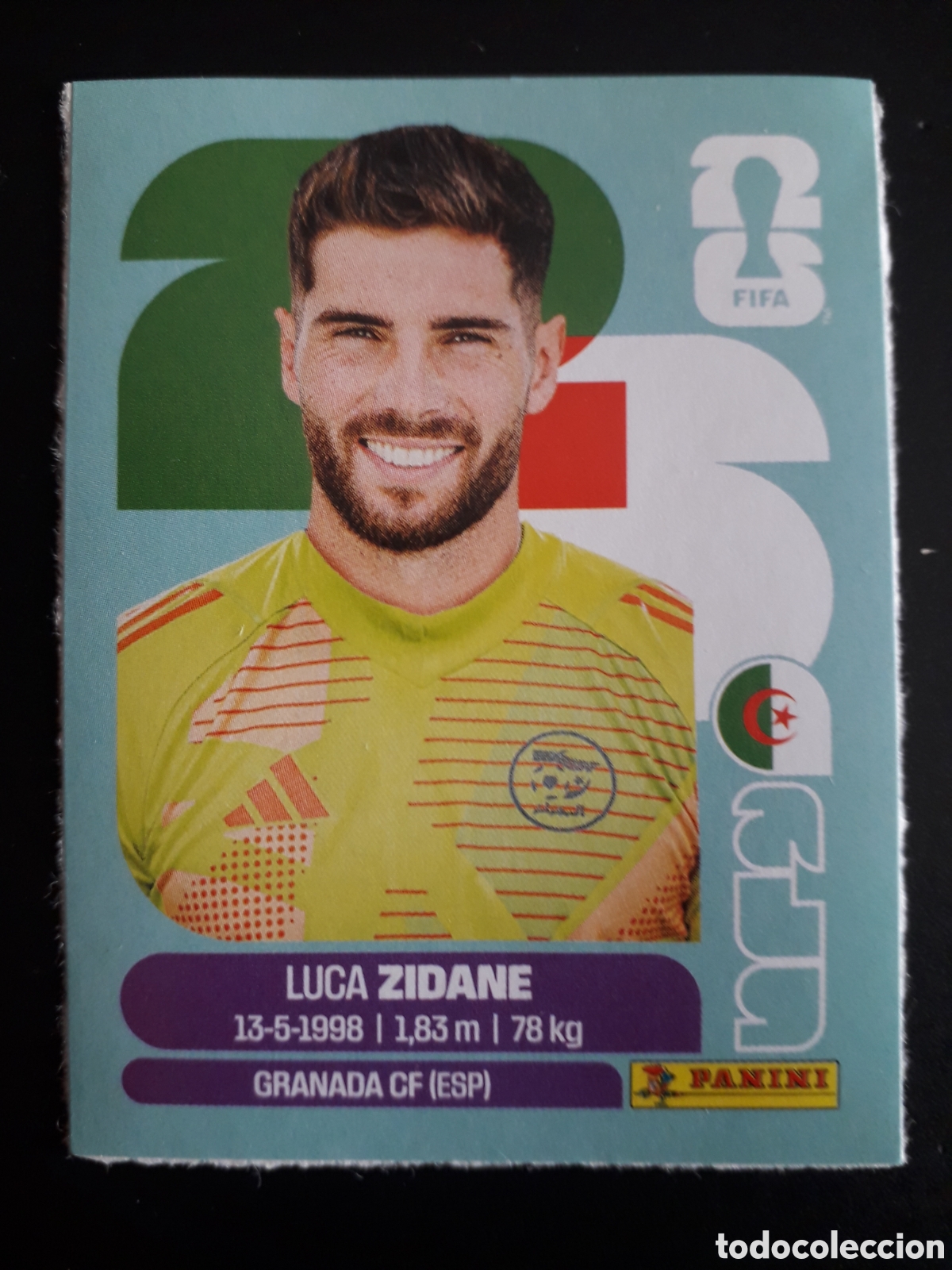 Cromos de f&uacute;tbol: LUCA ZIDANE ARGELIA UPDATE ACTUALIZACI&Oacute;N MUNDIAL F&Uacute;TBOL 2026 FIFA WORLD CUP PANINI PEDIDO M&Iacute;NIMO 3&euro;.