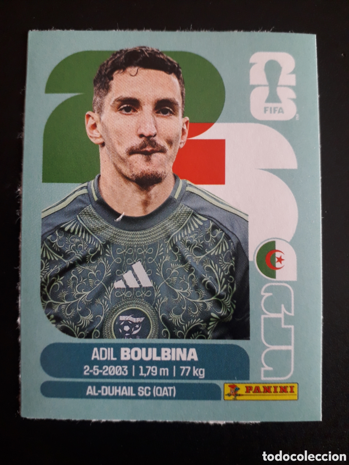 Cromos de f&uacute;tbol: BOULBINA ARGELIA UPDATE ACTUALIZACI&Oacute;N MUNDIAL F&Uacute;TBOL 2026 FIFA WORLD CUP PANINI PEDIDO M&Iacute;NIMO 3&euro;