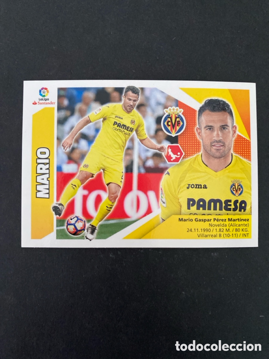 Cromos de f&uacute;tbol: Cromo liga 17/18 Villarreal CF N* 3