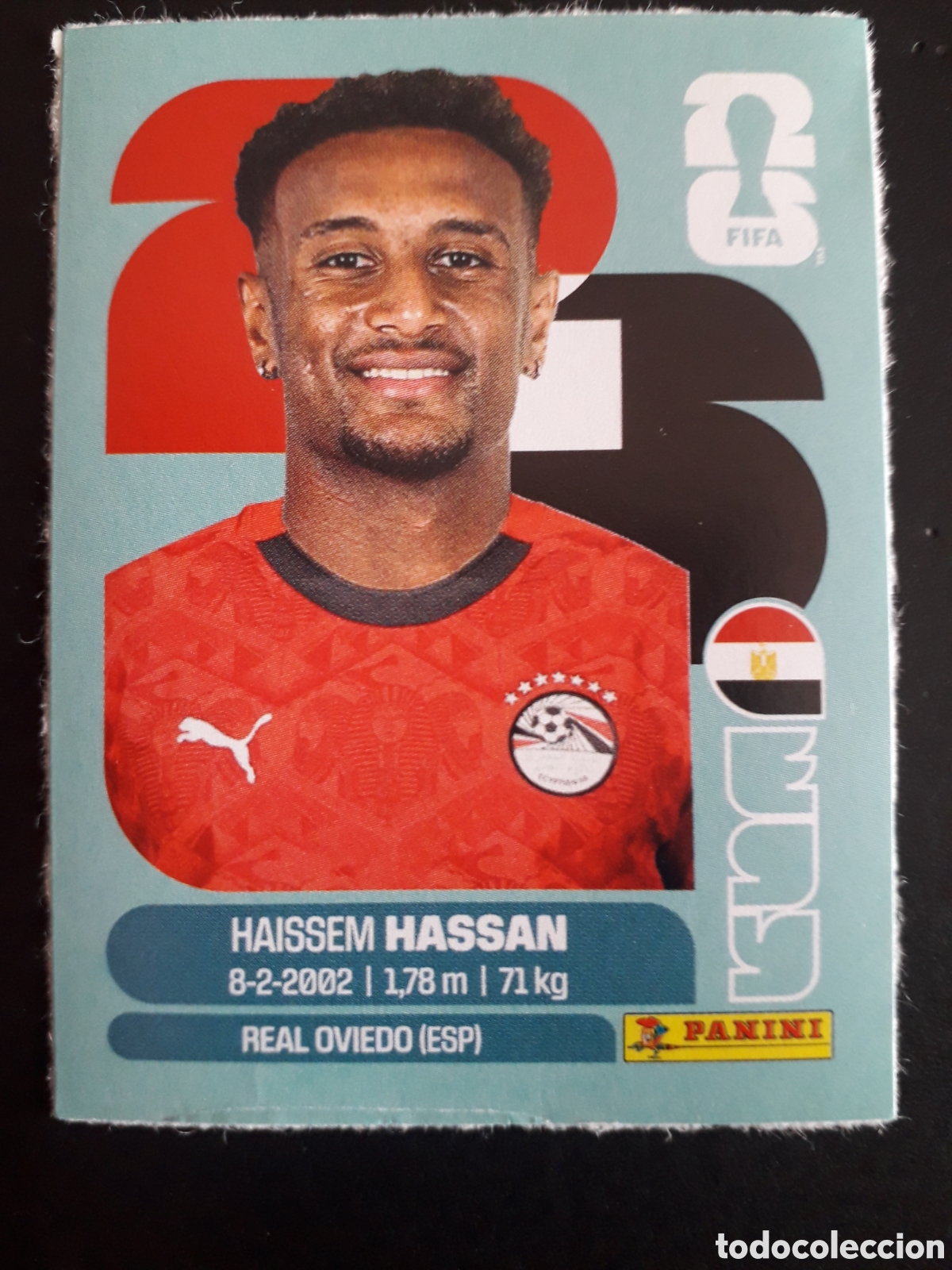 Cromos de f&uacute;tbol: HASSAN EGIPTO UPDATE ACTUALIZACI&Oacute;N MUNDIAL F&Uacute;TBOL 2026 FIFA WORLD CUP PANINI PEDIDO M&Iacute;NIMO 3&euro;
