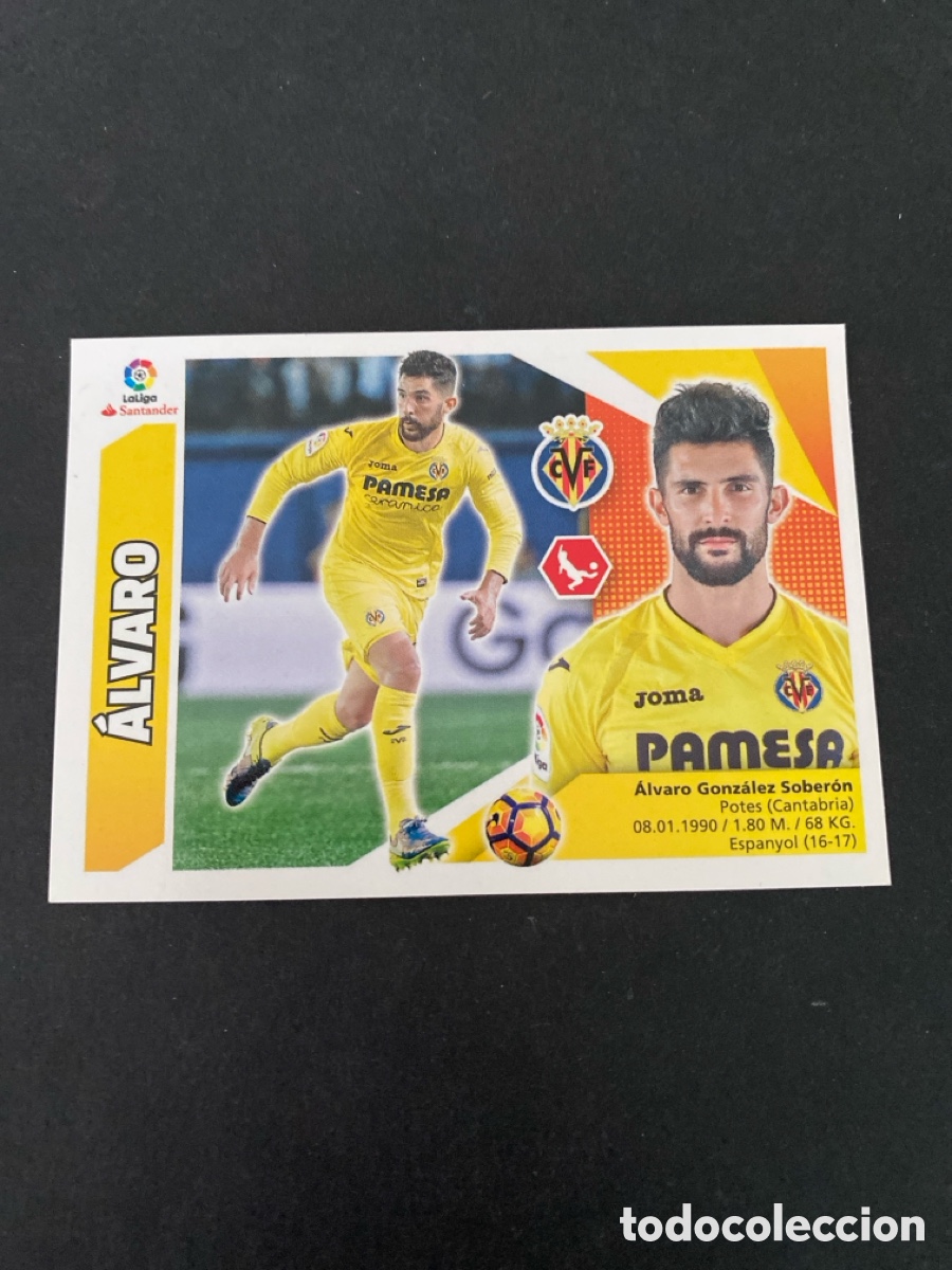 Cromos de f&uacute;tbol: Cromo liga 17/18 Villarreal CF N* 4