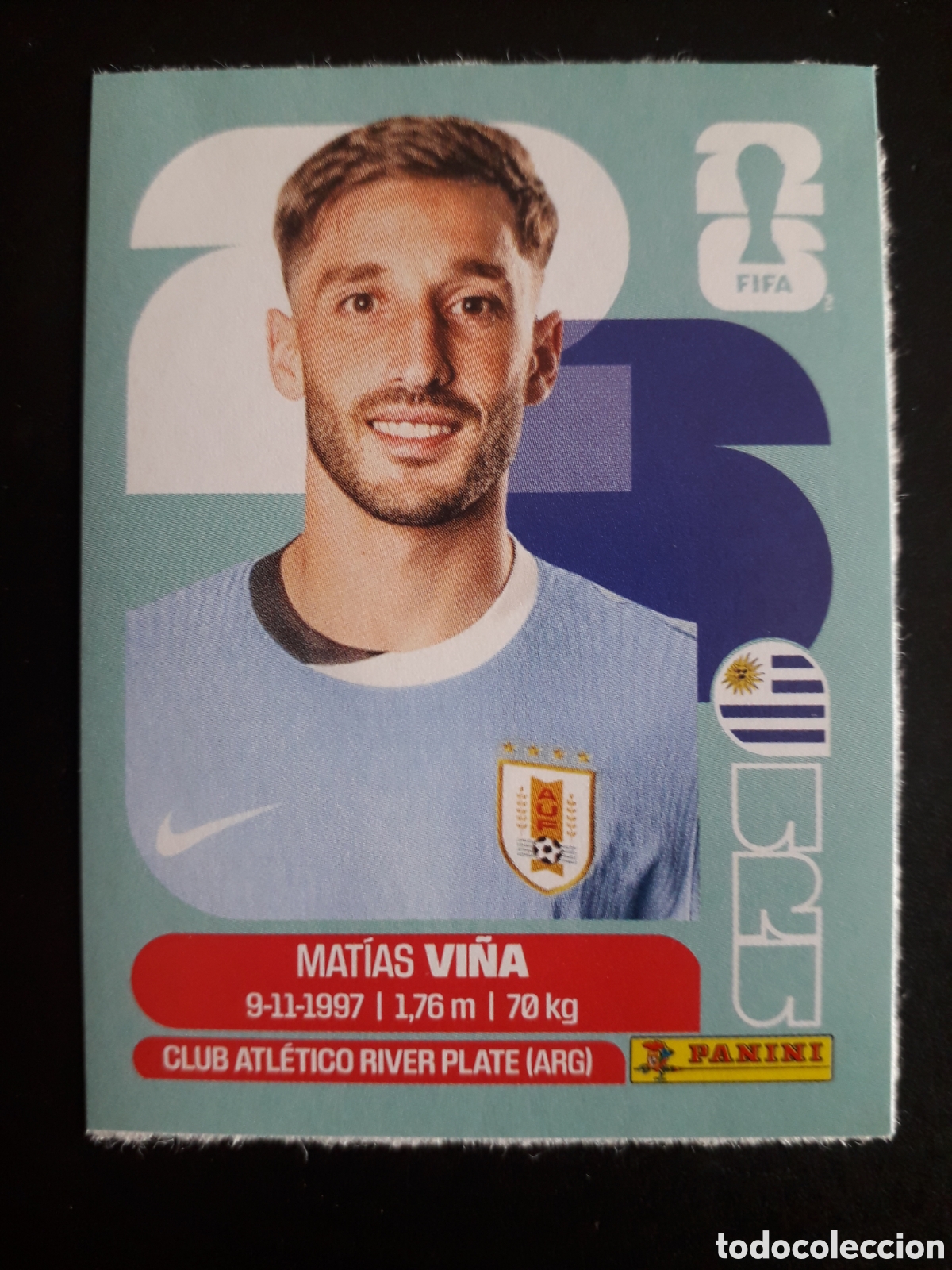 Fu&szlig;ball-Sticker: VI&Ntilde;A URUGUAY UPDATE ACTUALIZACI&Oacute;N MUNDIAL F&Uacute;TBOL 2026 FIFA WORLD CUP PANINI PEDIDO M&Iacute;NIMO 3&euro;