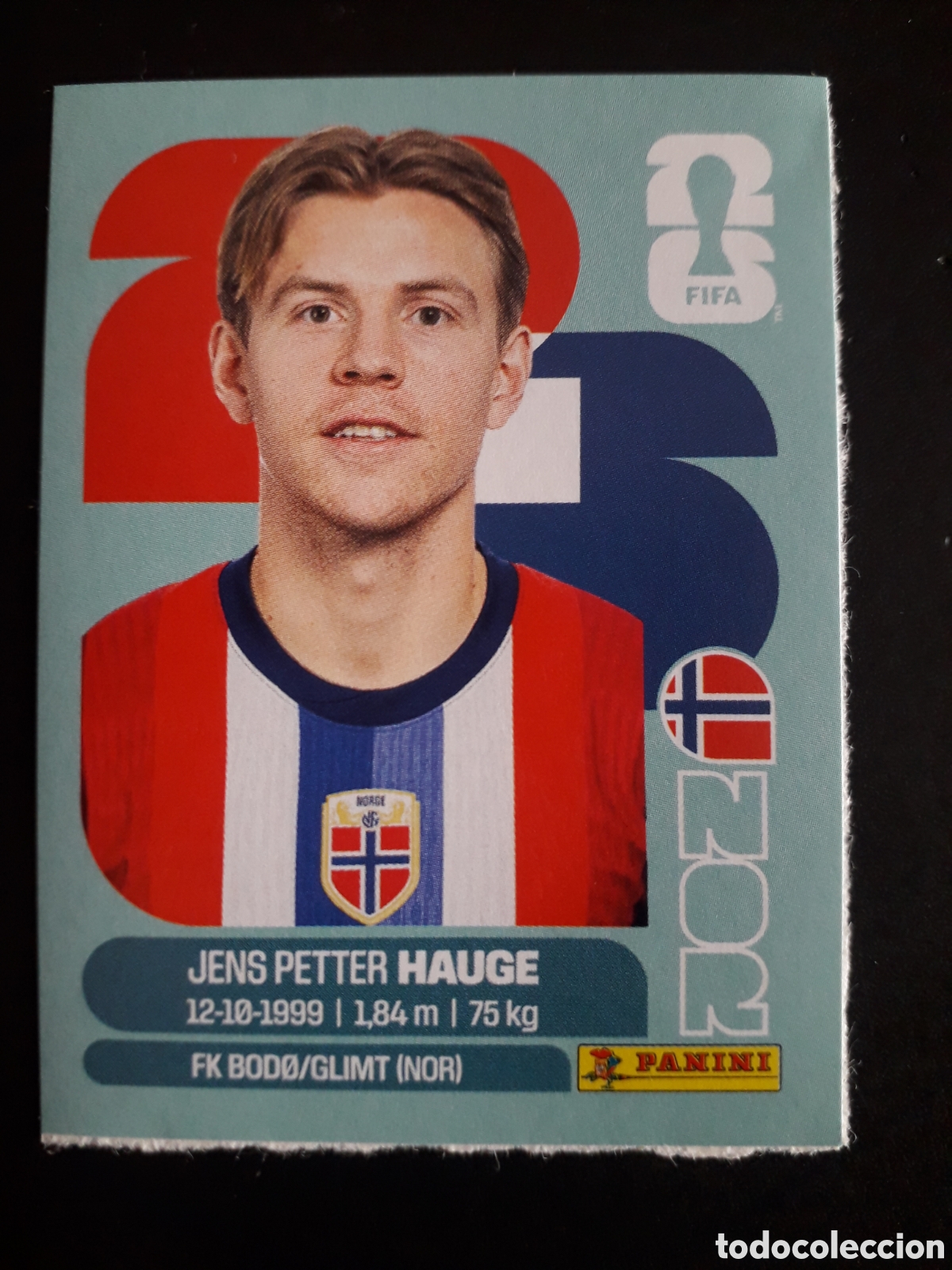 Cromos de f&uacute;tbol: HAUGE NORUEGA UPDATE ACTUALIZACI&Oacute;N MUNDIAL F&Uacute;TBOL 2026 FIFA WORLD CUP PANINI PEDIDO M&Iacute;NIMO 3&euro;