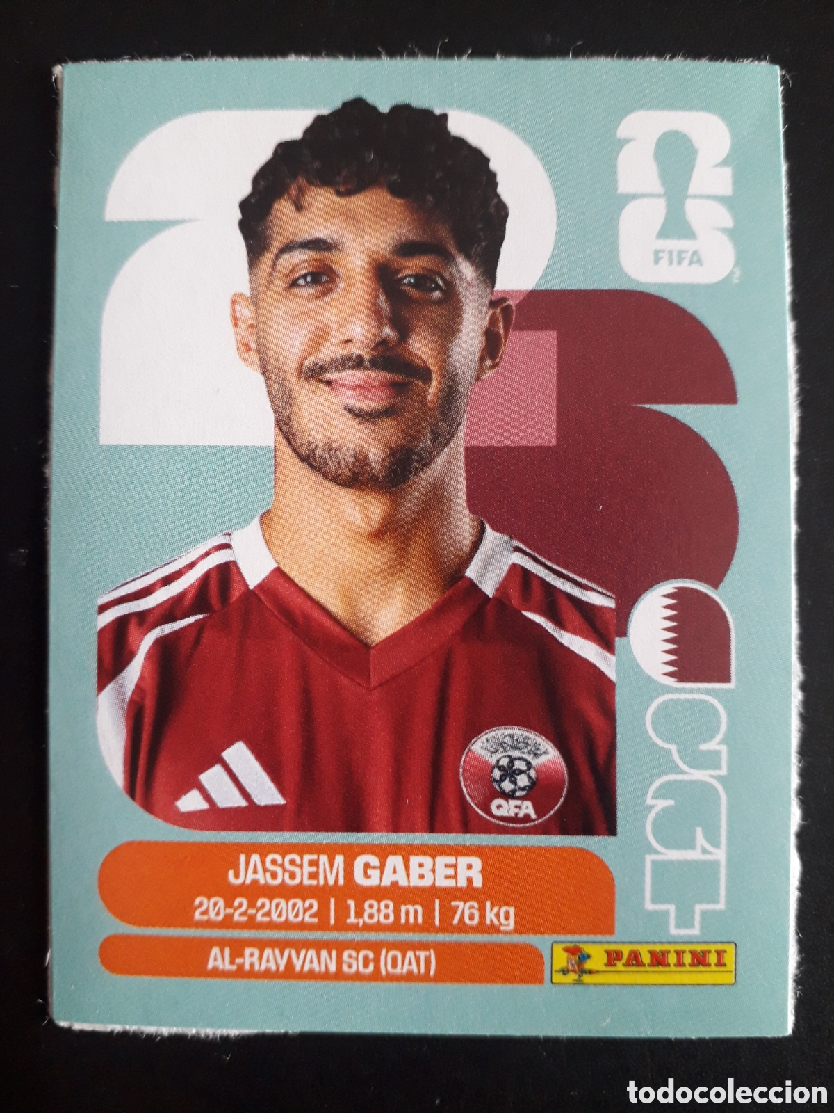 Cromos de f&uacute;tbol: GABER QATAR UPDATE ACTUALIZACI&Oacute;N MUNDIAL F&Uacute;TBOL 2026 FIFA WORLD CUP PANINI PEDIDO M&Iacute;NIMO 3&euro;