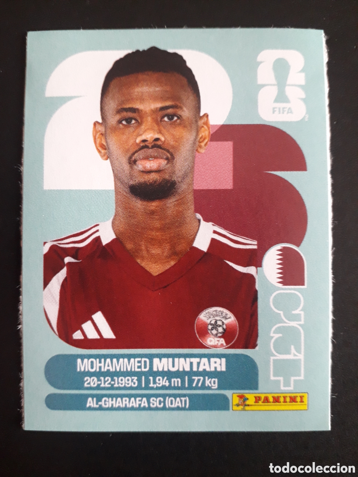 Cromos de f&uacute;tbol: MUNTARI QATAR UPDATE ACTUALIZACI&Oacute;N MUNDIAL F&Uacute;TBOL 2026 FIFA WORLD CUP PANINI PEDIDO M&Iacute;NIMO 3&euro;
