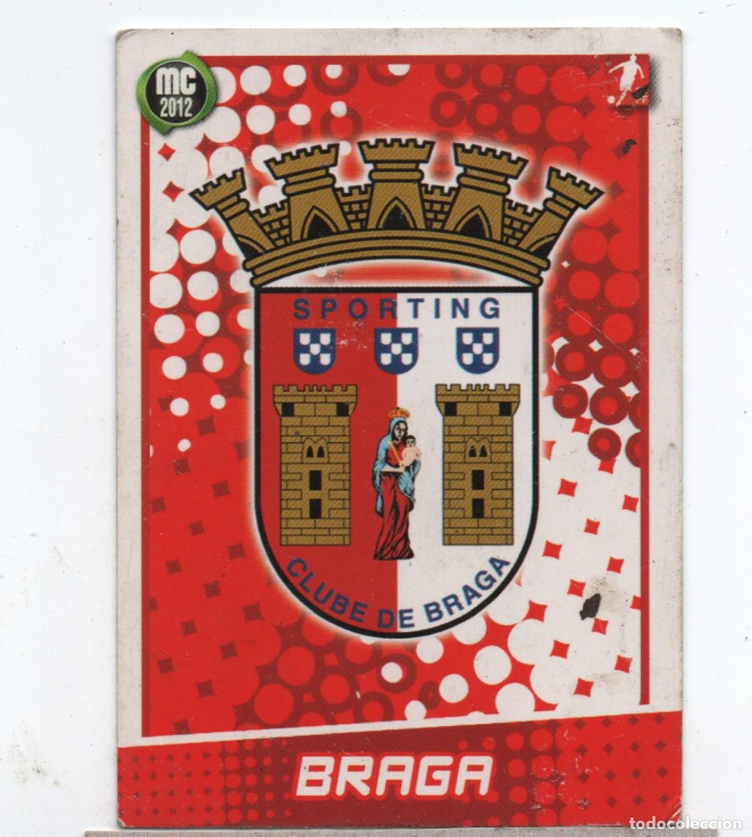 Cromos de f&uacute;tbol: PANINI MC2012 #4 SPORTING CLUBE DE BRAGA, NORMAL CONDITION