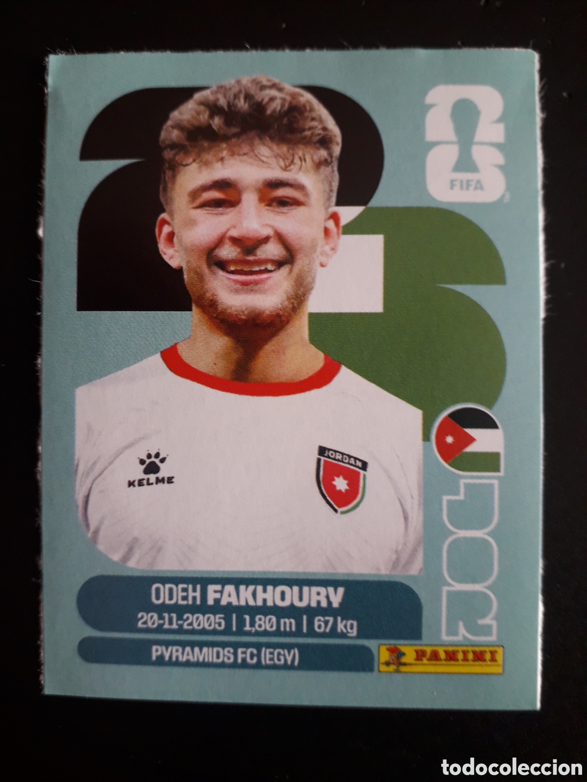 Cromos de f&uacute;tbol: FAKHOURY JORDANIA UPDATE ACTUALIZACI&Oacute;N MUNDIAL F&Uacute;TBOL 2026 FIFA WORLD CUP PANINI PEDIDO M&Iacute;NIMO 3&euro;