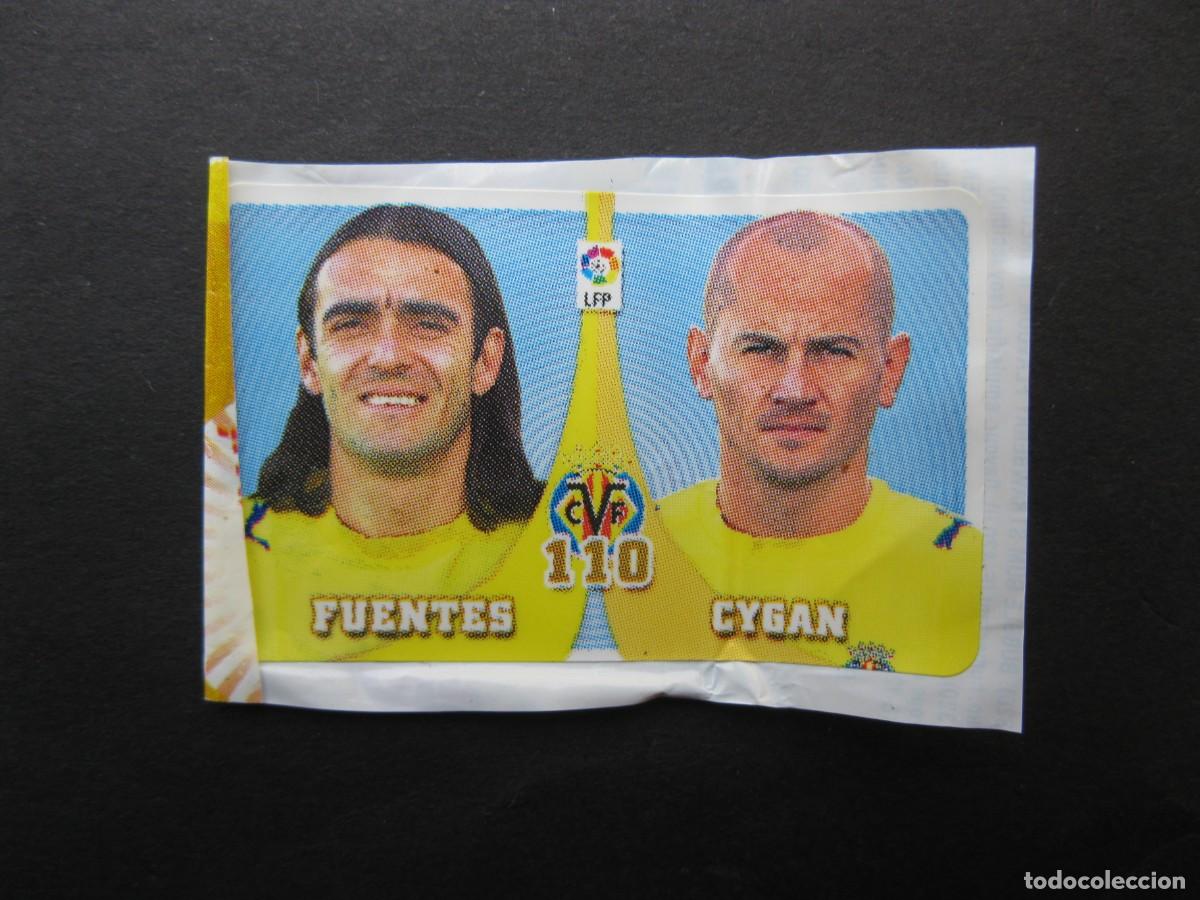 Cromos de f&uacute;tbol: FUENTES Y CYGAN (VILLARREAL C.F.) - CROMO N&ordm; 110 - &Aacute;LBUM CHICLE LIGA 2007-2008 - PANINI - 07-08.