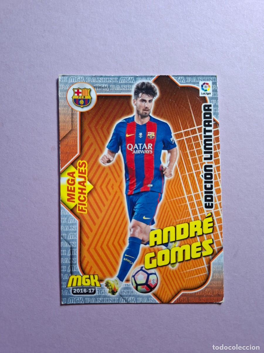 Cromos de f&uacute;tbol: 103 B 103B ANDRE GOMES MEGA FICHAJES EDICI&Oacute;N LIMITADA BARCELONA MGK MEGACRACKS LIGA 2016 2017 16 17