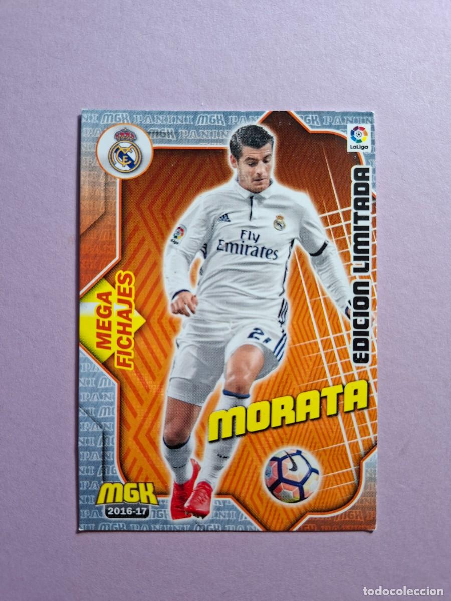 Cromos de f&uacute;tbol: 346 B 346B MORATA REAL MADRID MEGA FICHAJES EDICI&Oacute;N LIMITADA 2016 2017 MEGACRACKS MGK 16 17