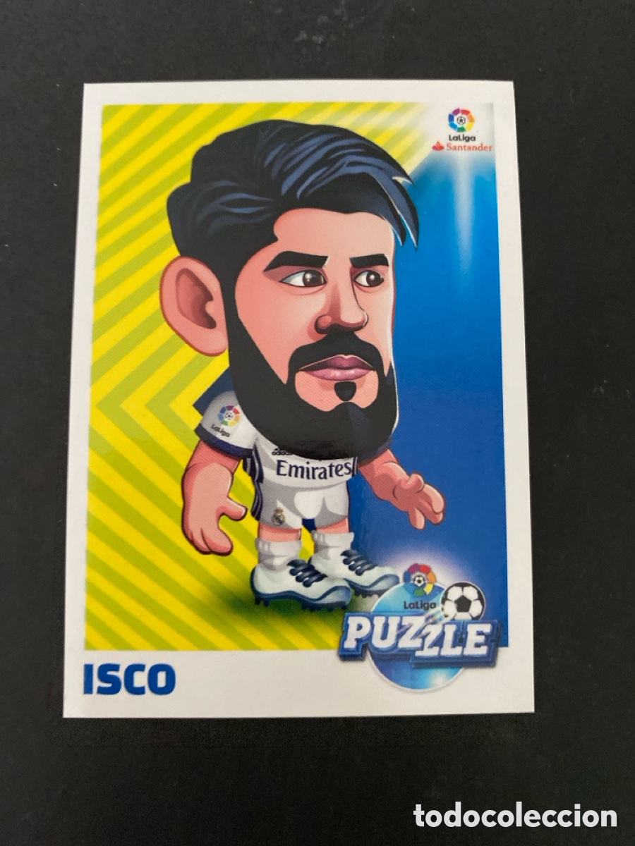 Cromos de f&uacute;tbol: Cromo liga 17/18 Puzzle N* 6