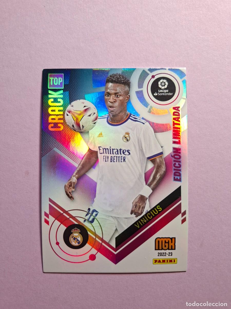 Cromos de f&uacute;tbol: VINICIUS TOP CRACK REAL MADRID MGK MEGACRACKS 2022 2023 22 23 EDICI&Oacute;N LIMITADA
