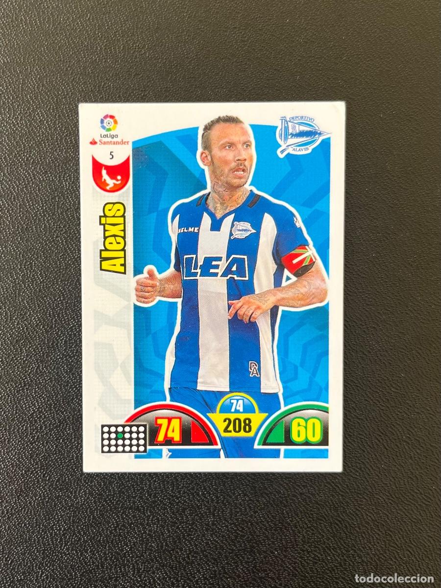 Cromos de f&uacute;tbol: 5 ALEXIS DEPORTIVO ALAV&Eacute;S ADRENALYN XL 2017 2018 CROMO PANINI LA LIGA SANTANDER 17 18
