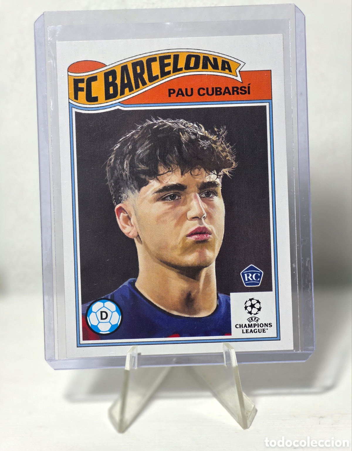 Cromos de f&uacute;tbol: Pau Cubars&iacute; RC Topps Living Set #672 FC Barcelona Rookie Card