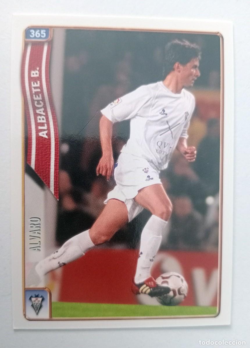 Cromos de f&uacute;tbol: CROMO FUTBOL ALBACETE BALOMPI&Eacute; MUNDI CROMO 2004-2005: ALVARO