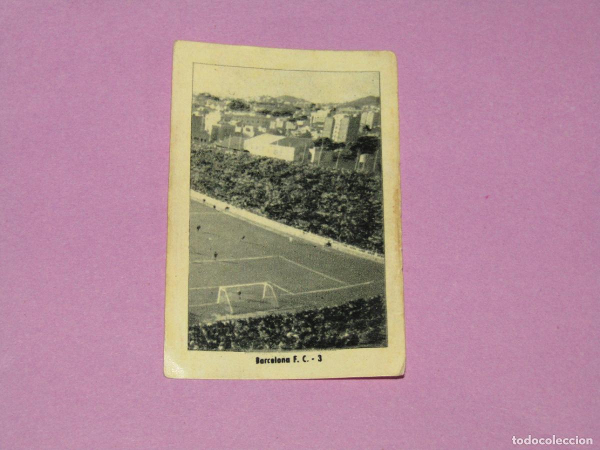Fu&szlig;ball-Sticker: Cromo Campo de Futbol BARCELONA F.C. N&ordm;3 Campeonatos Nacionales de Futbol 1953-54 Edit. RUIZ ROMERO