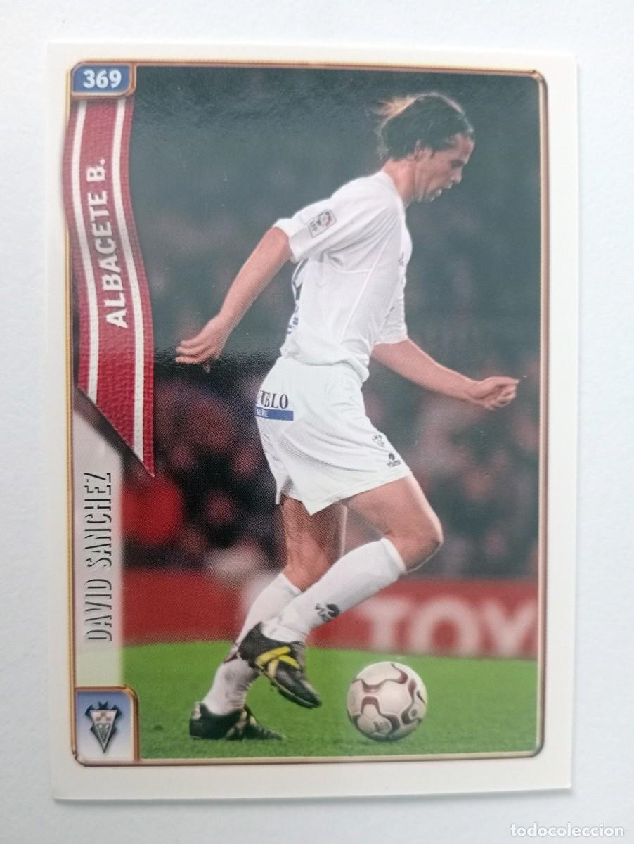 Cromos de f&uacute;tbol: CROMO FUTBOL ALBACETE BALOMPI&Eacute; MUNDI CROMO 2004-2005: DAVID S&Aacute;NCHEZ