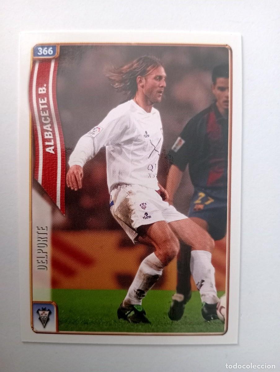 Cromos de f&uacute;tbol: CROMO FUTBOL ALBACETE BALOMPI&Eacute; MUNDI CROMO 2004-2005: DELPORTE