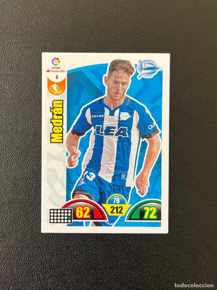 Cromos de f&uacute;tbol: 8 MEDR&Aacute;N DEPORTIVO ALAV&Eacute;S ADRENALYN XL 2017 2018 CROMO PANINI LA LIGA SANTANDER 17 18