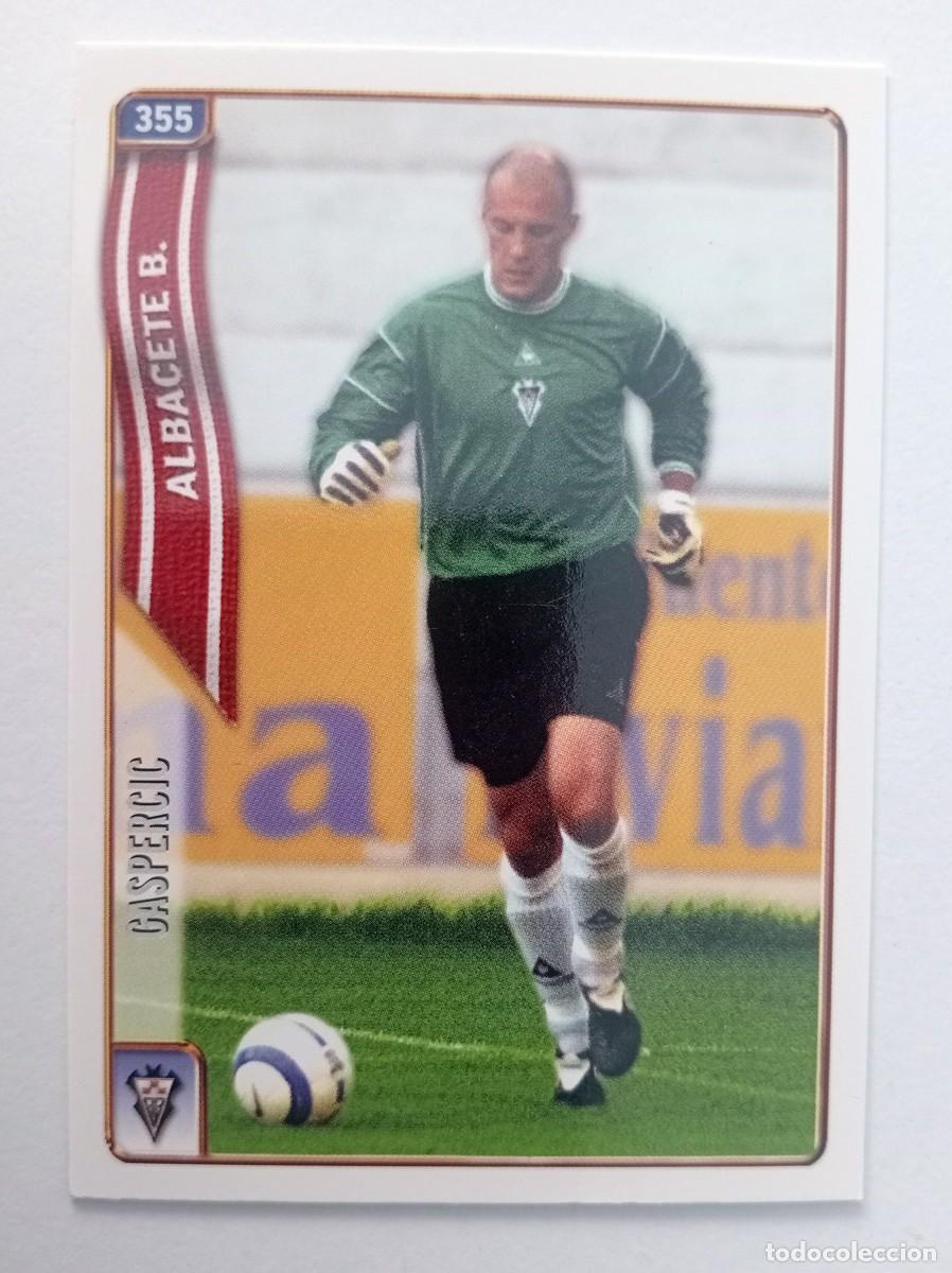 Cromos de f&uacute;tbol: CROMO FUTBOL ALBACETE BALOMPI&Eacute; MUNDI CROMO 2004-2005: GASPERCIC