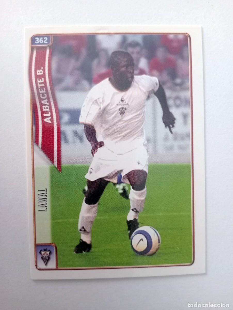 Cromos de f&uacute;tbol: CROMO FUTBOL ALBACETE BALOMPI&Eacute; MUNDI CROMO 2004-2005: LAWAL